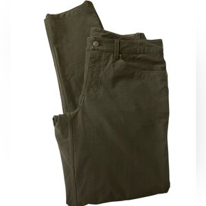 Lululemon Men's Olive Green Cotton Blend Pants